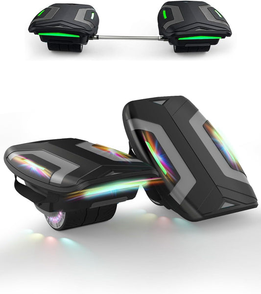 LED-Powered Self-Balancing Electric Hovershoes – Fun & Safe Two-Wheeled Scooter for Kids and Adults