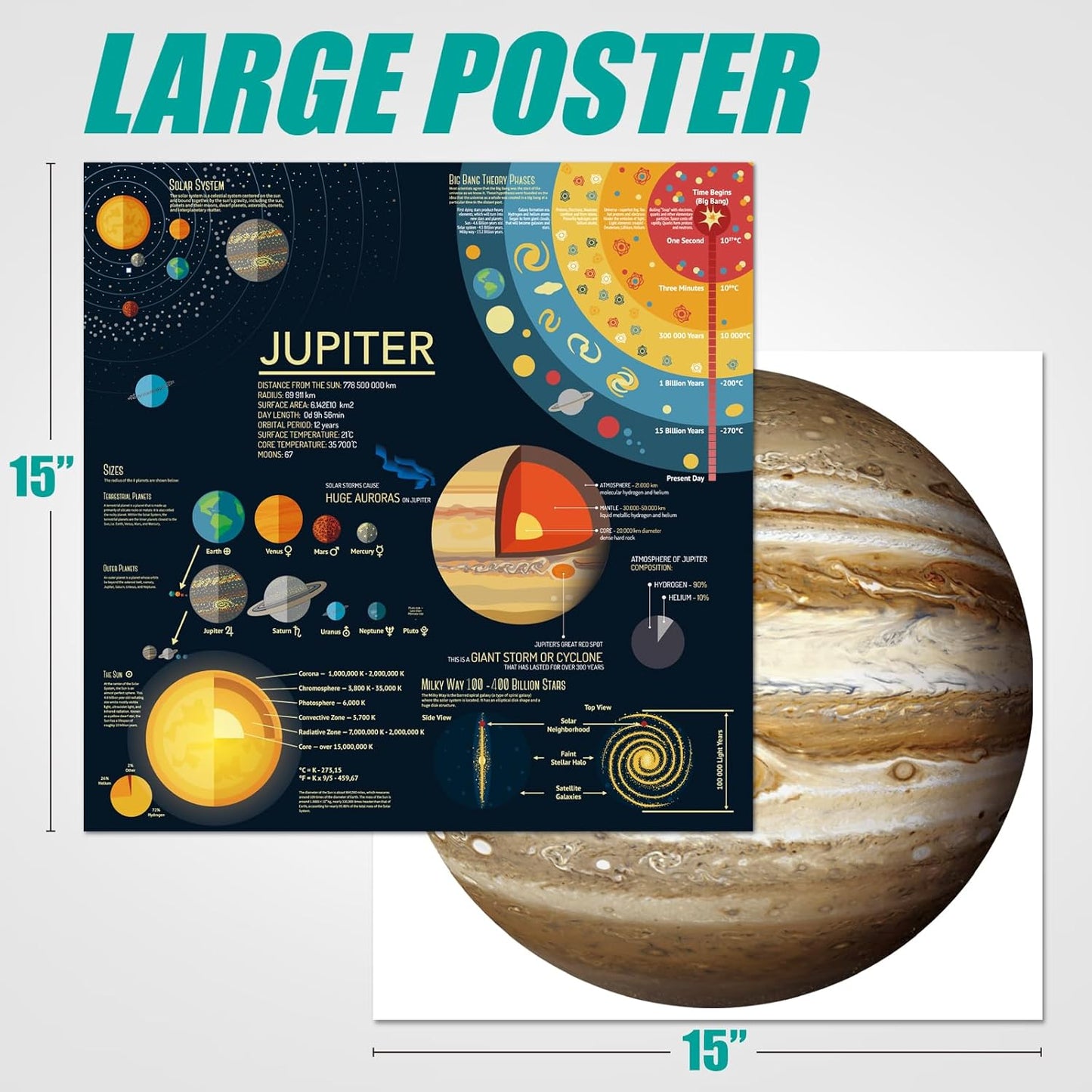 1000-piece puzzle for adults, featuring a high-resolution space moon design, round shape, matte finish, and dust-free technology.