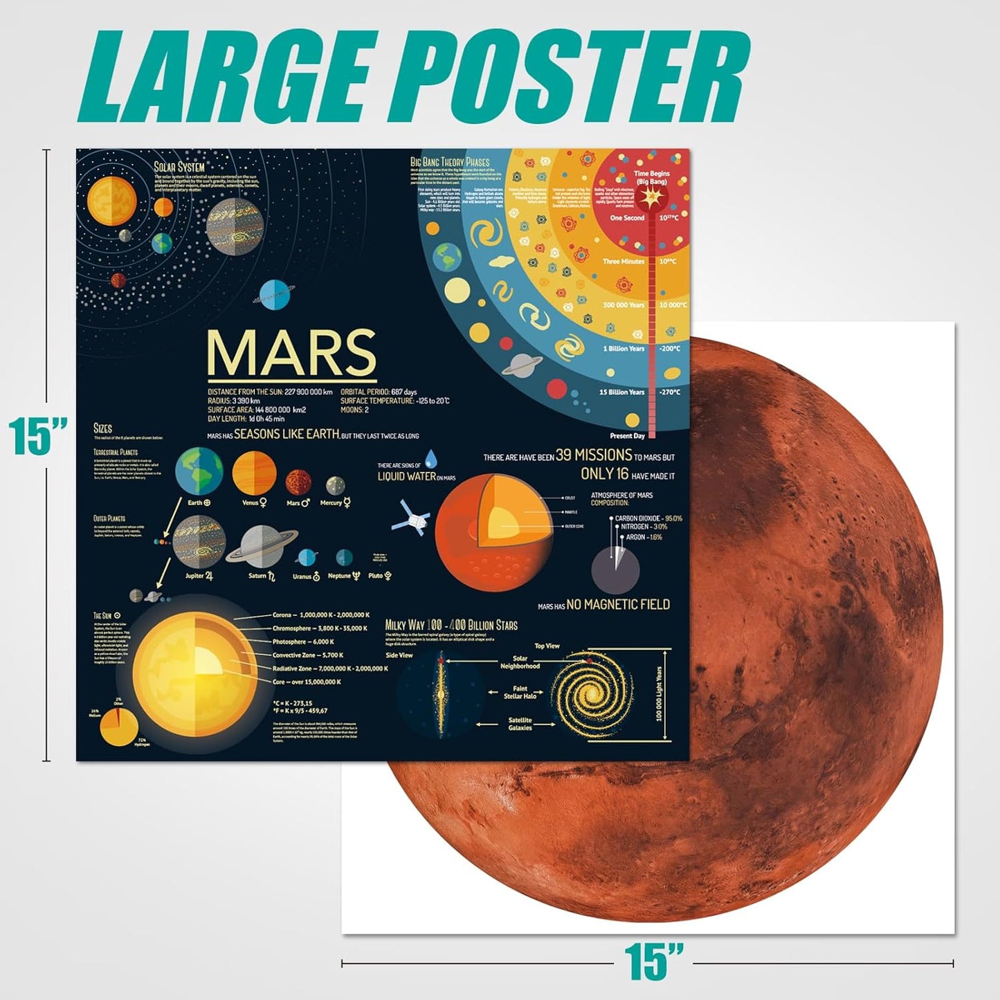 1000-piece puzzle for adults, featuring a high-resolution space moon design, round shape, matte finish, and dust-free technology.