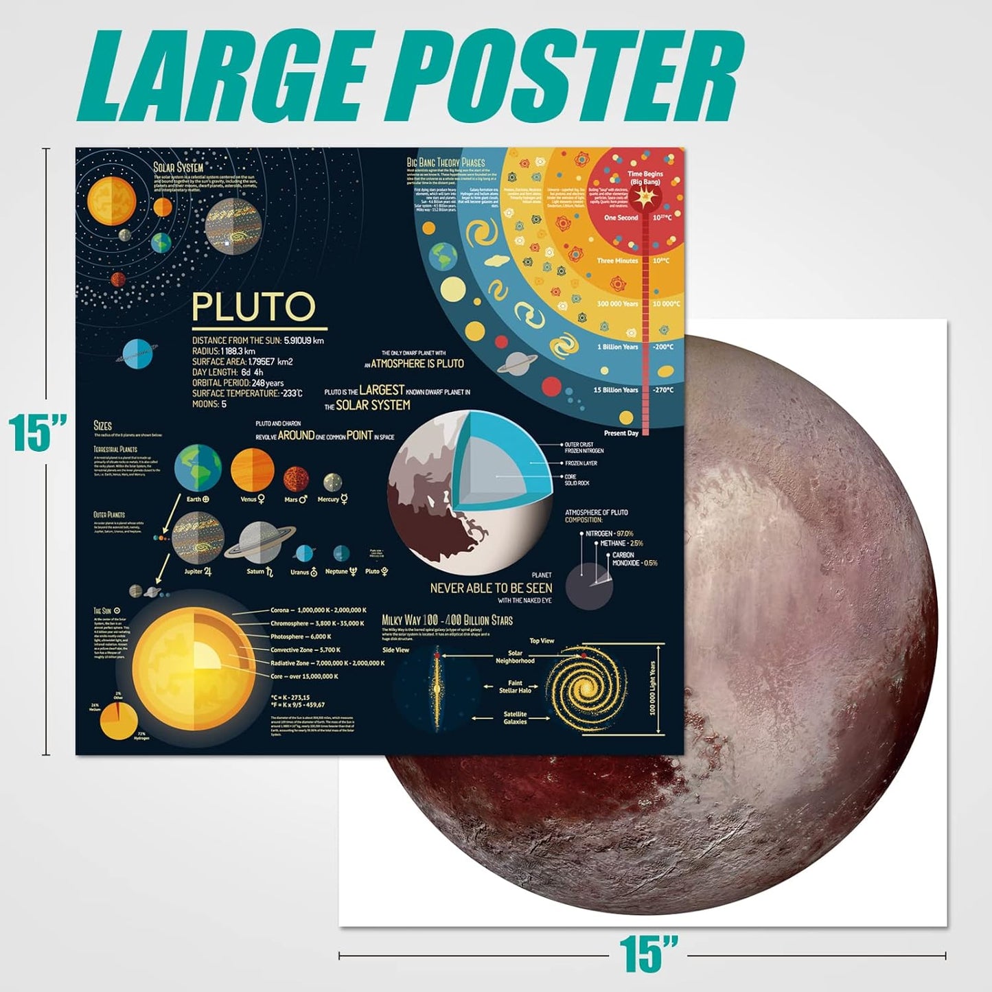 1000-piece puzzle for adults, featuring a high-resolution space moon design, round shape, matte finish, and dust-free technology.