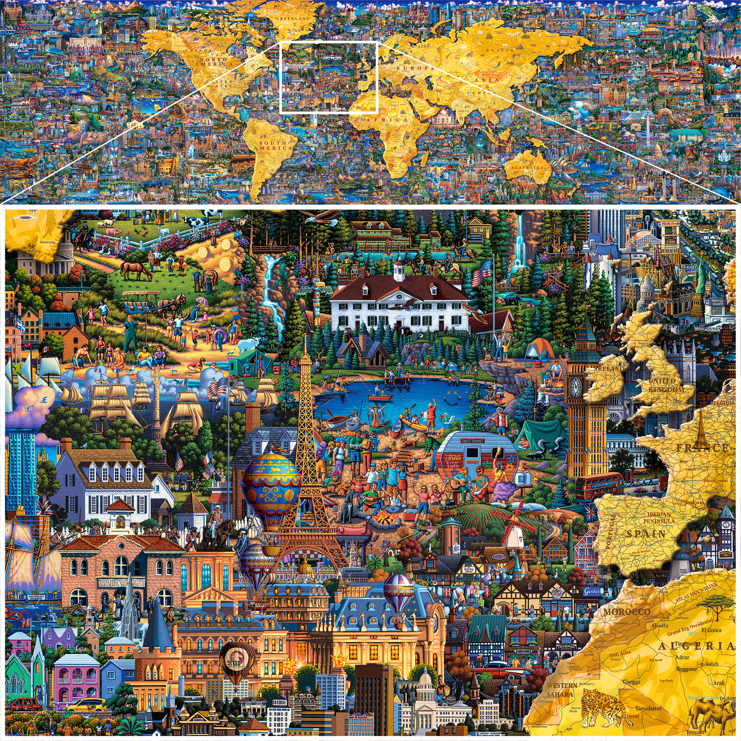 What a Wonderful World: Take on the World's Largest Puzzle Challenge! 🧩